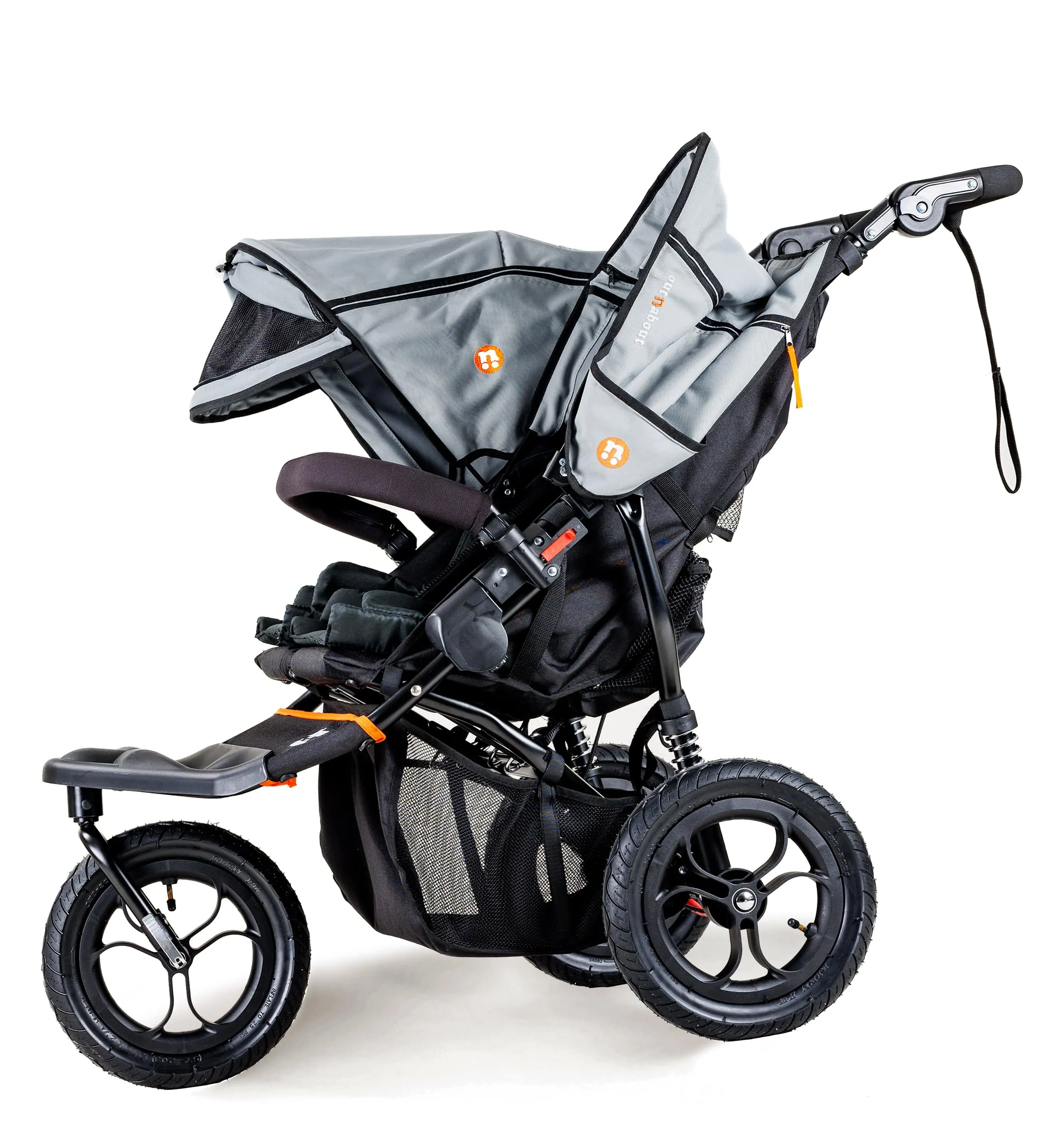 Out n About Nipper Double Duo Ultimate Bundle in Rock Salt Grey