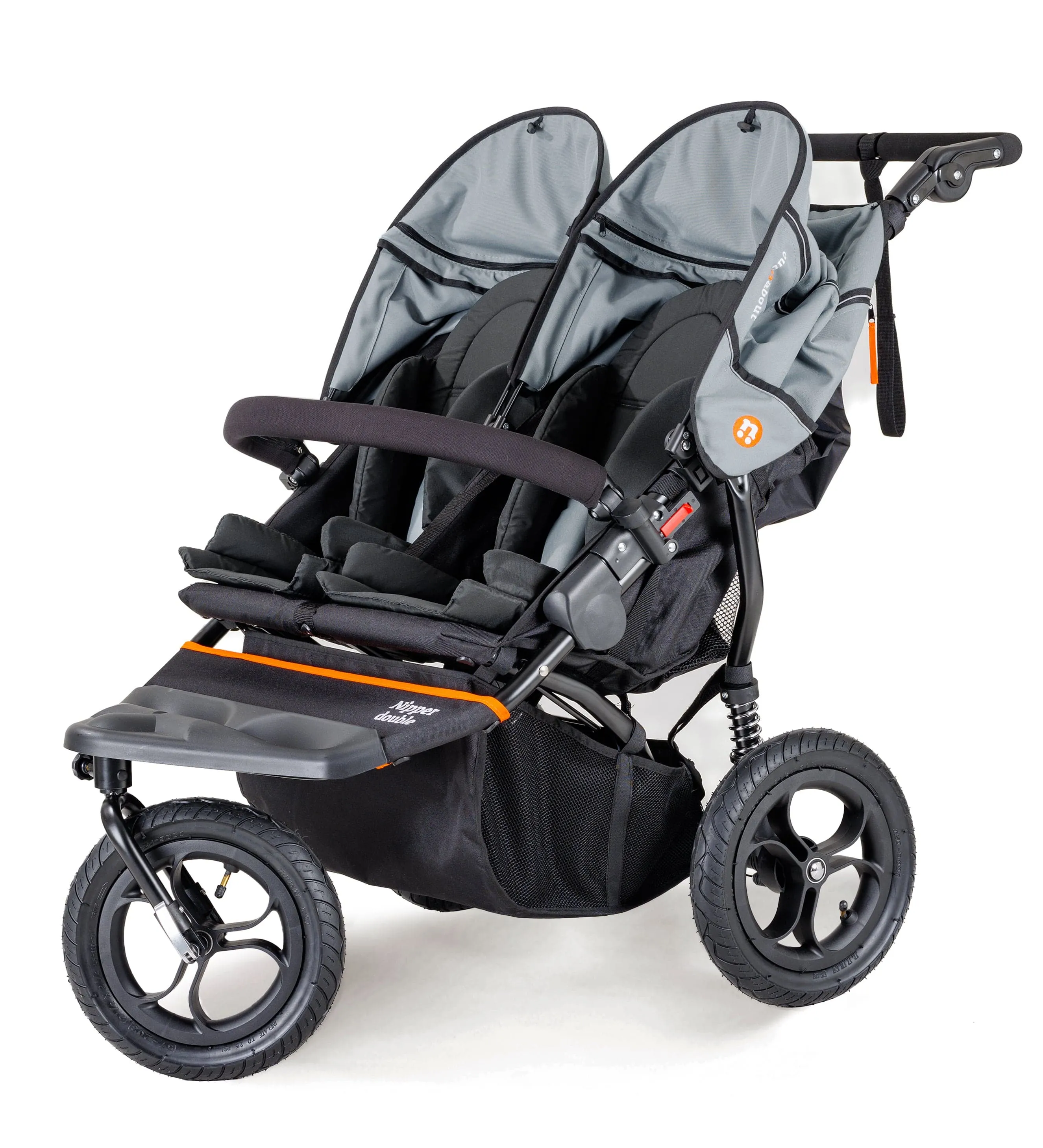 Out n About Nipper Double Duo Ultimate Bundle in Rock Salt Grey