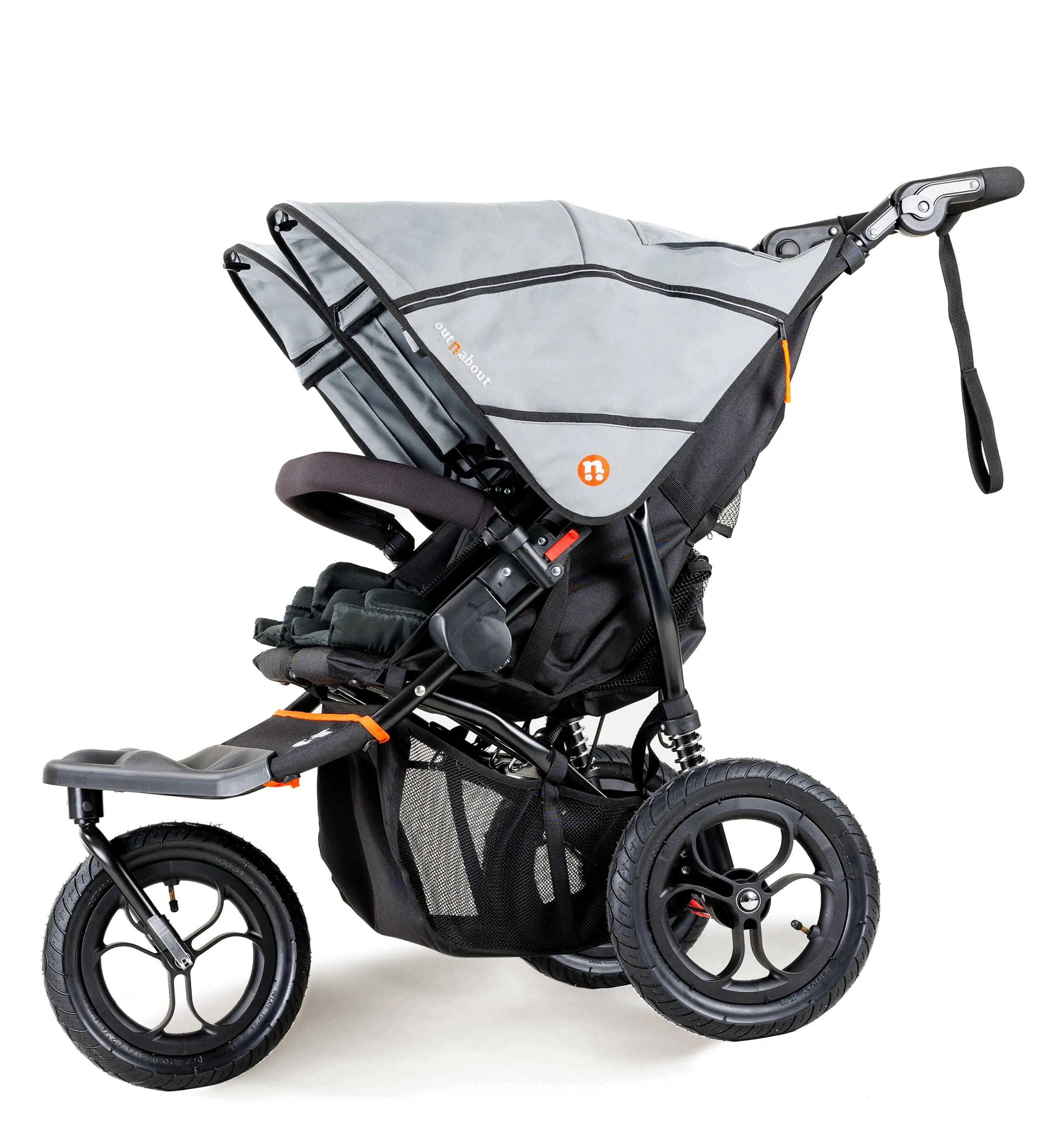 Out n About Nipper Double Duo Ultimate Bundle in Rock Salt Grey