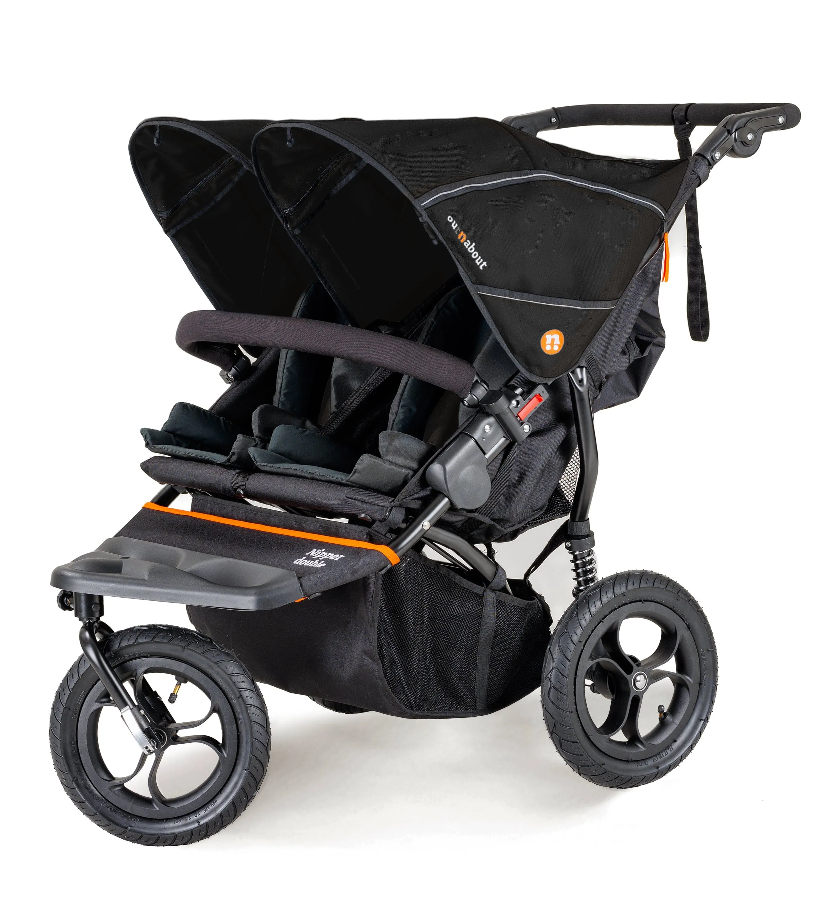 Out n About Nipper Double Duo Ultimate Bundle in Summit Black