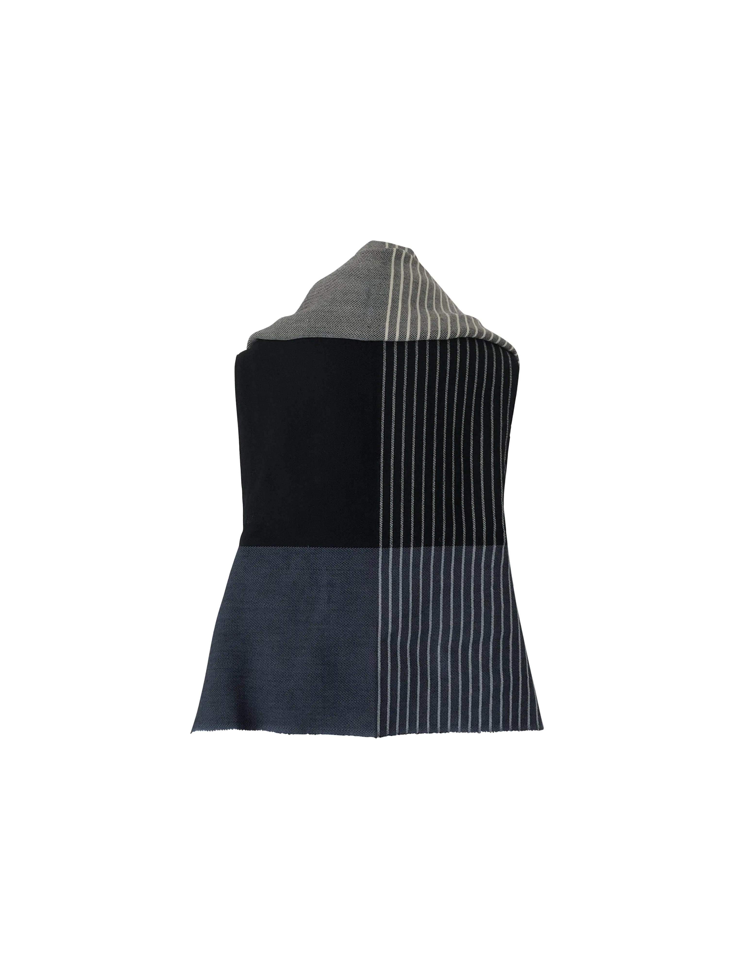 PETITE Light Wool Cape Fusion Graphic