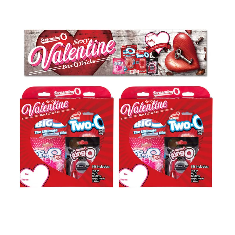 Screaming O 2019 Valentine Box 6 Pieces Display