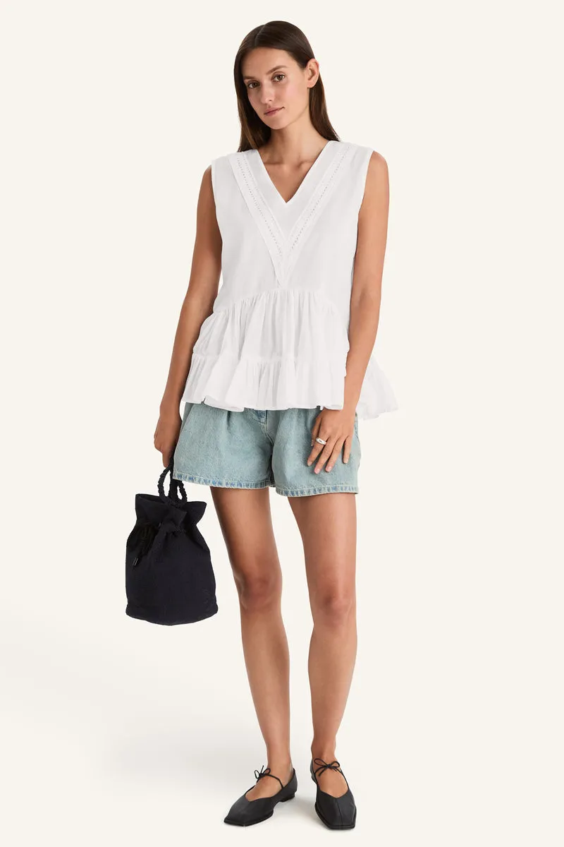 Senda Top in White