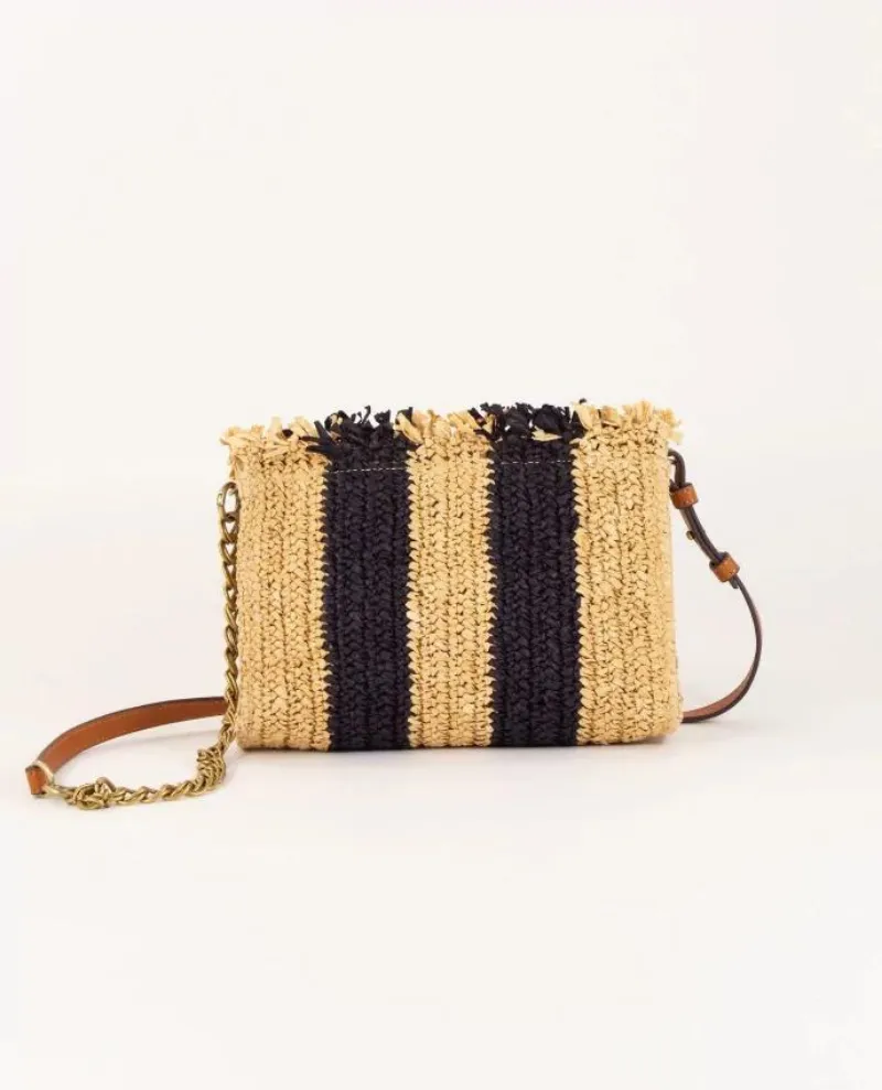 Sessun Farawa Black Stripe Bag
