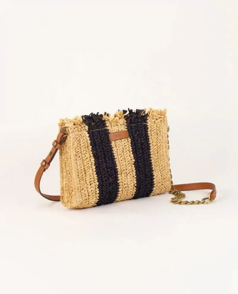 Sessun Farawa Black Stripe Bag