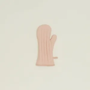 Simple Linen Oven Mitt (Blush)