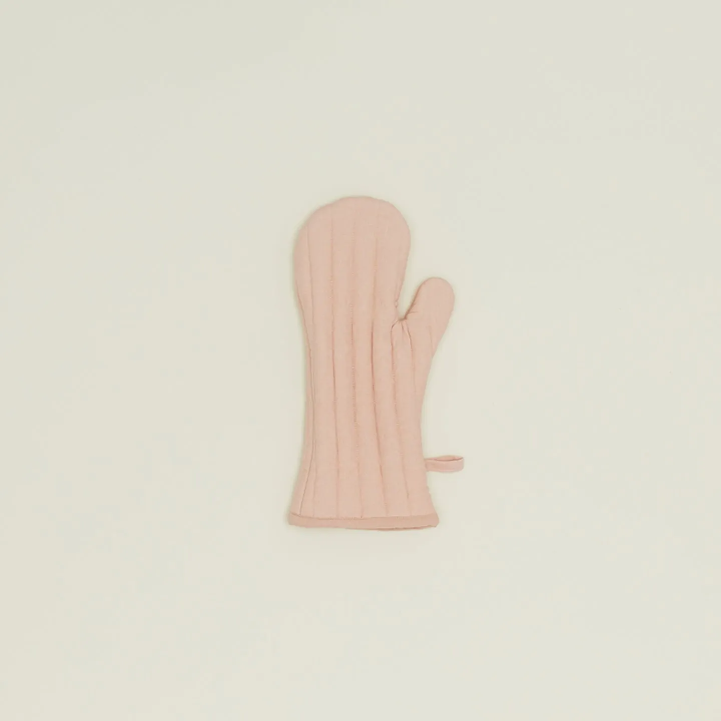 Simple Linen Oven Mitt (Blush)