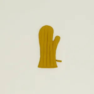 Simple Linen Oven Mitt (Mustard)
