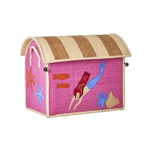 Small Toy Basket in Mermaid Design