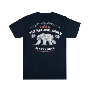 Star Wars Hoth Wildlife Expeditions Navy Tee
