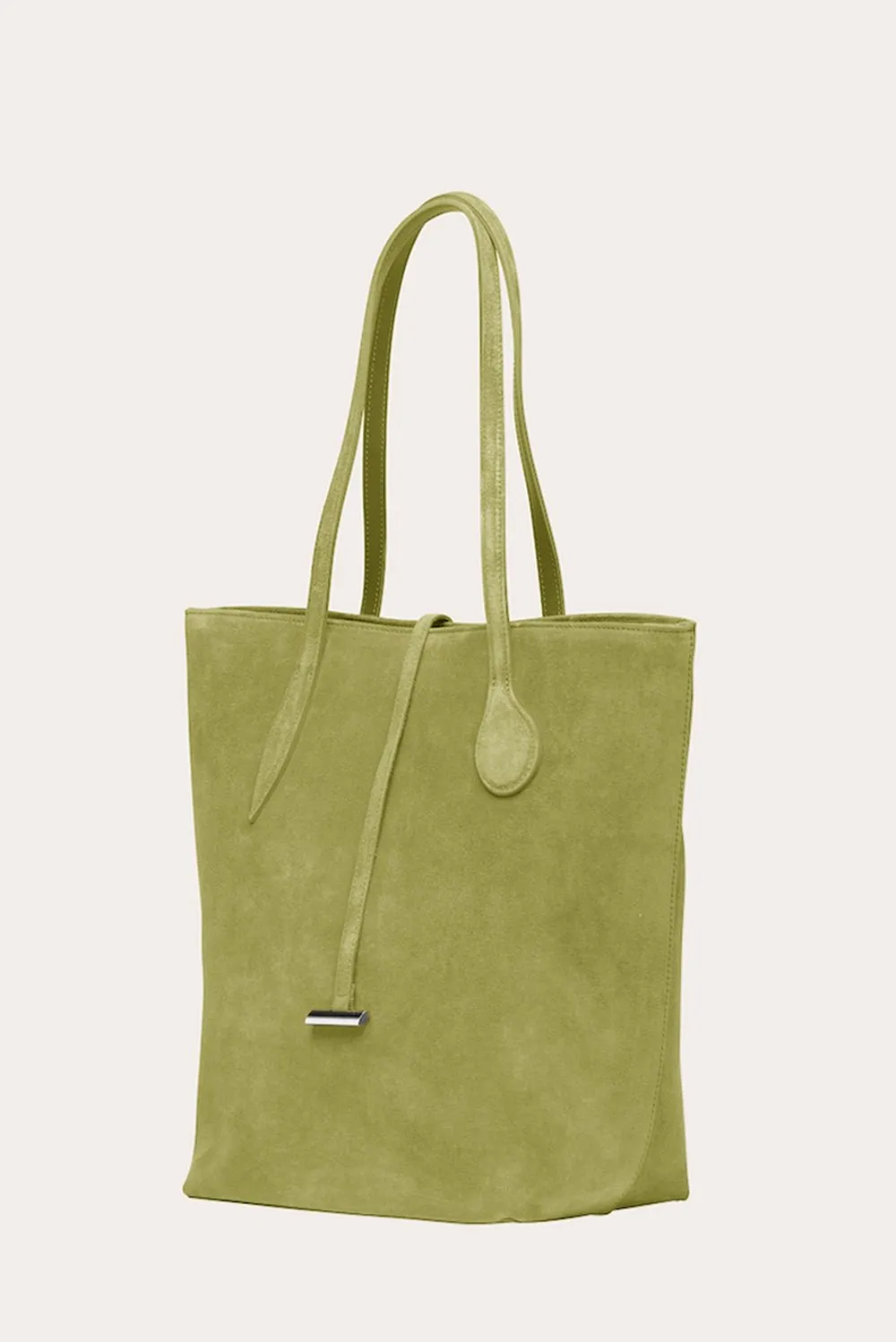 Tall Sprout Tote Army Suede