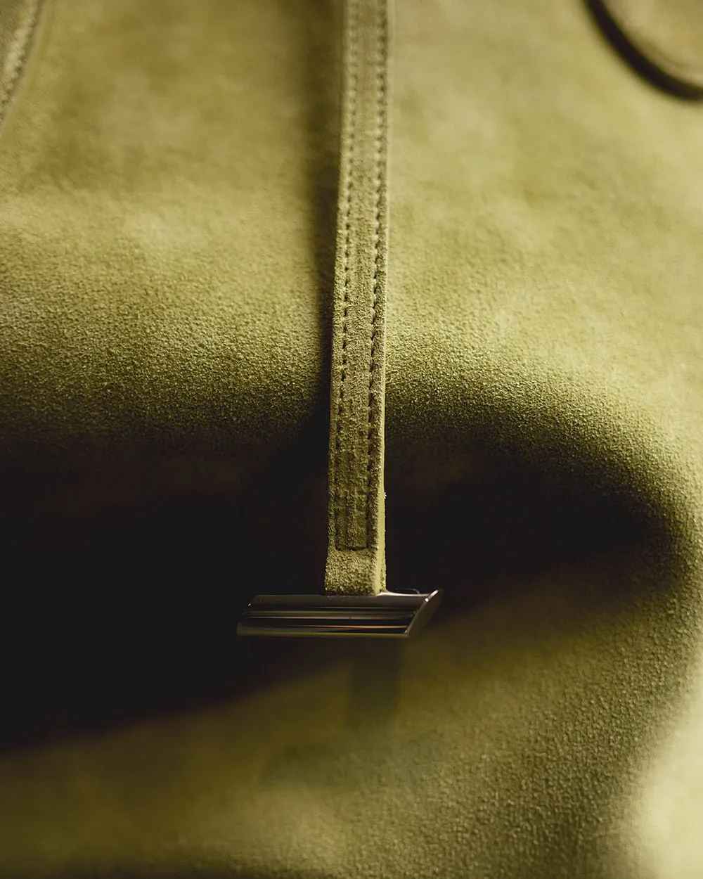 Tall Sprout Tote Army Suede