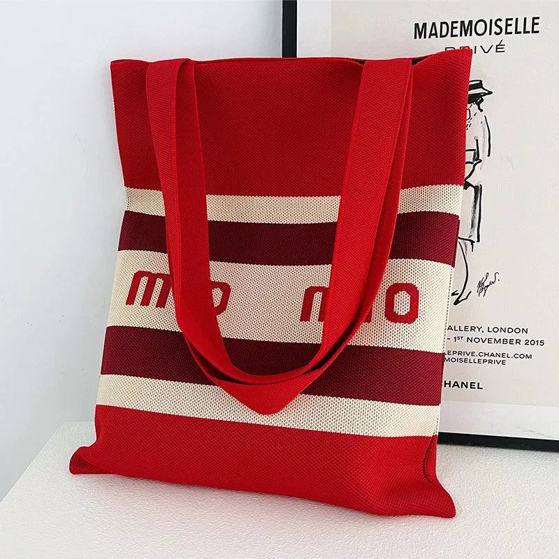 Whiskers n' Yarn Knit Tote Bag