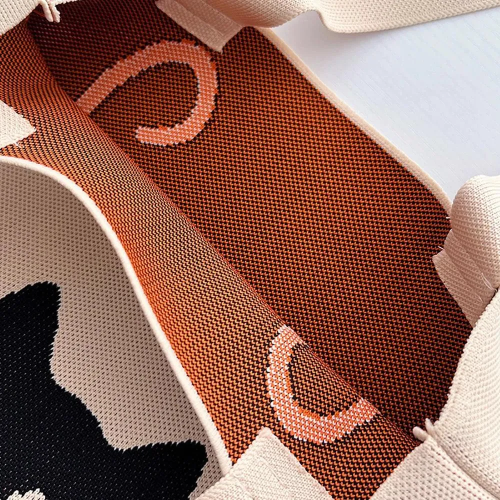 Whiskers n' Yarn Knit Tote Bag