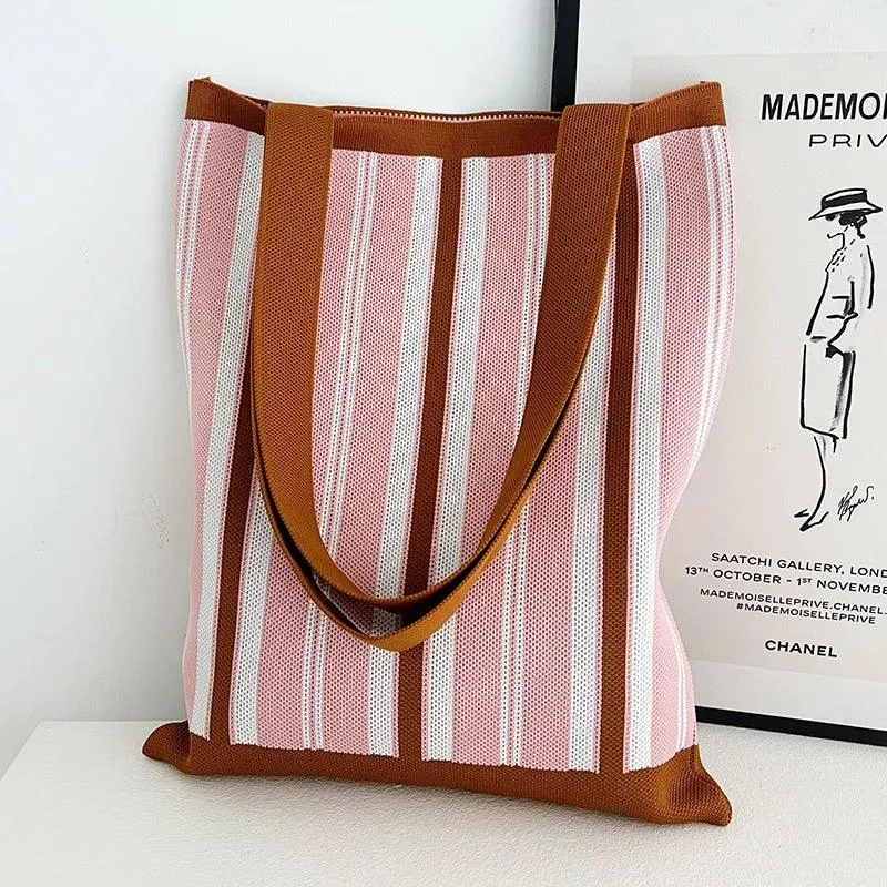 Whiskers n' Yarn Knit Tote Bag