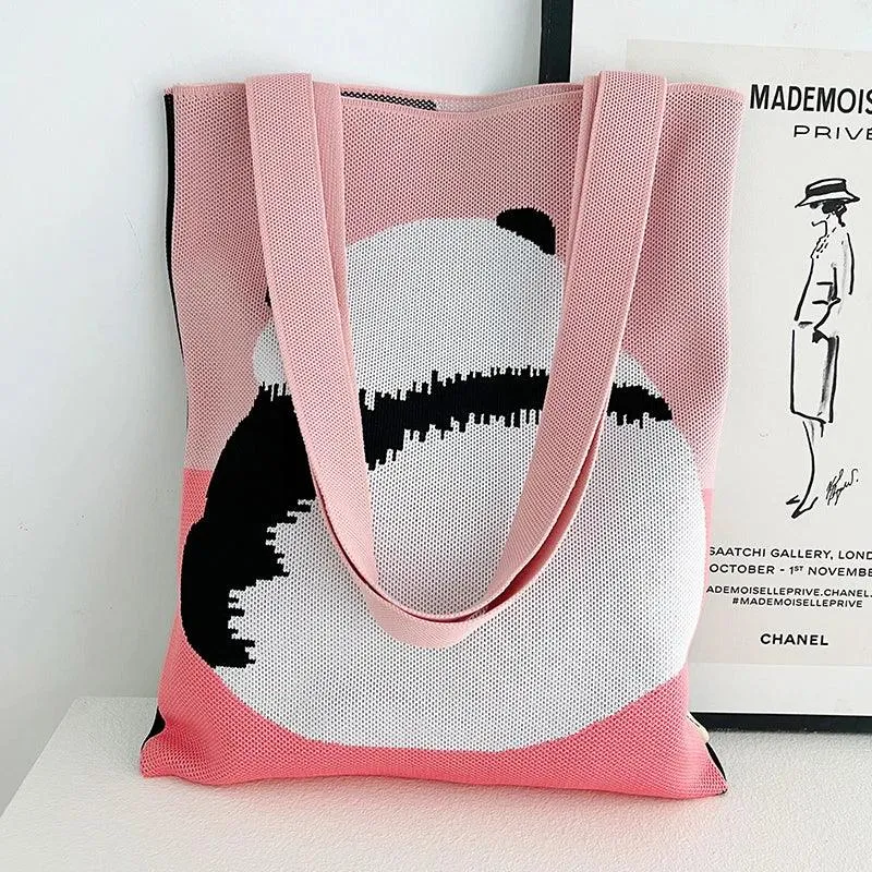 Whiskers n' Yarn Knit Tote Bag