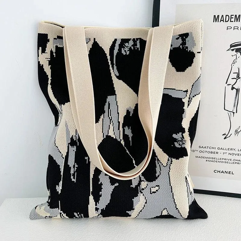 Whiskers n' Yarn Knit Tote Bag