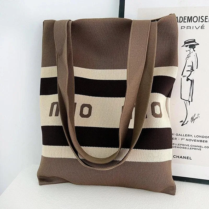 Whiskers n' Yarn Knit Tote Bag