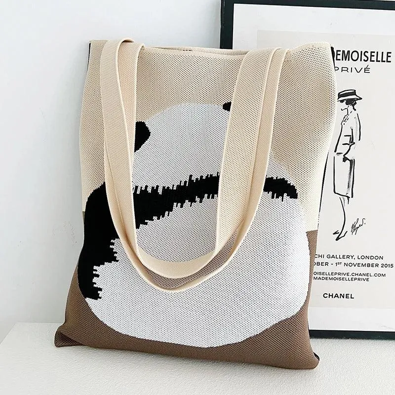 Whiskers n' Yarn Knit Tote Bag