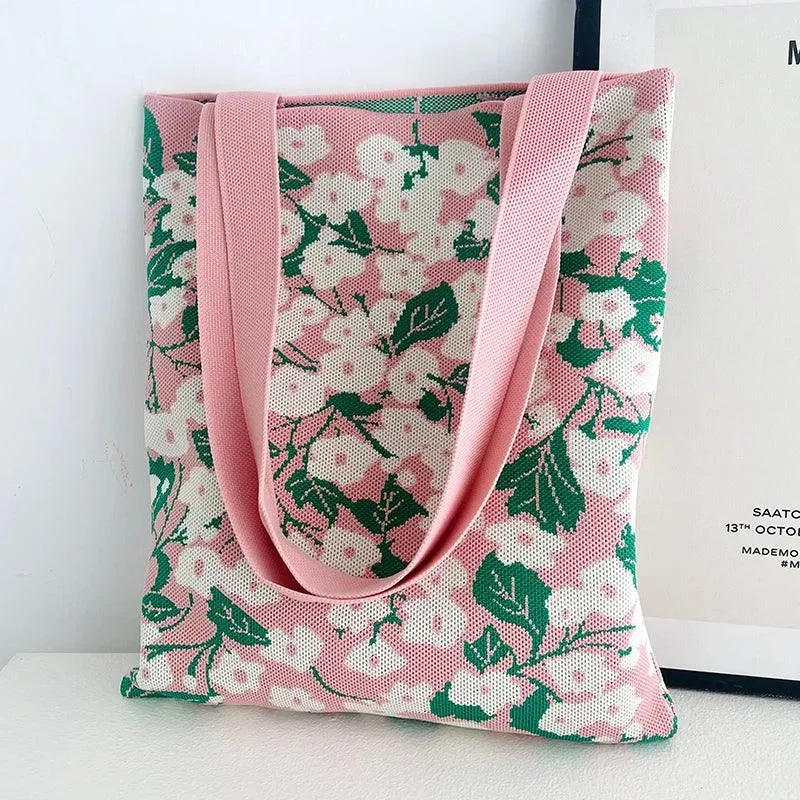 Whiskers n' Yarn Knit Tote Bag