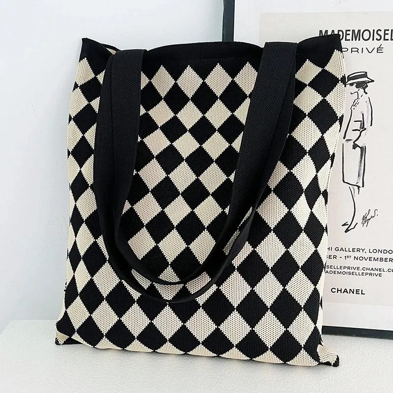 Whiskers n' Yarn Knit Tote Bag