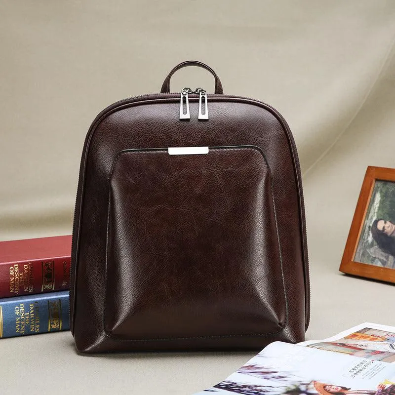 Wild PU leather backpack