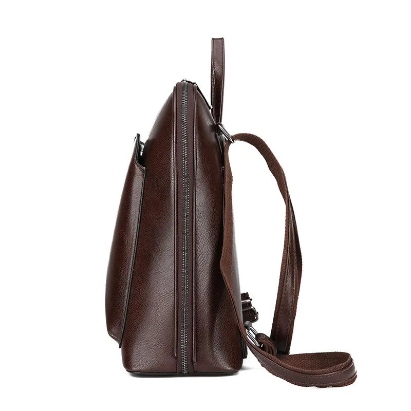 Wild PU leather backpack