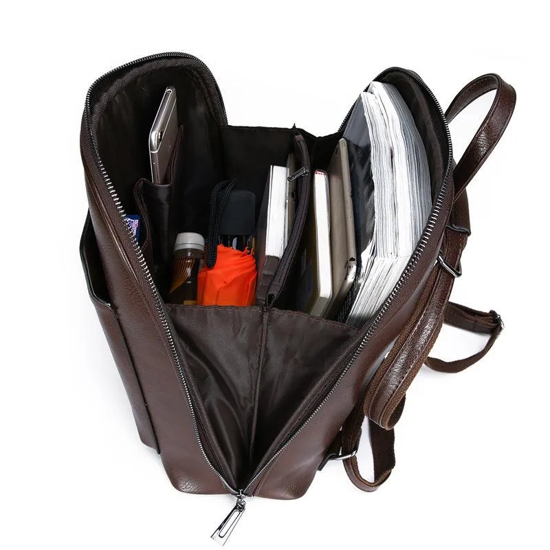 Wild PU leather backpack