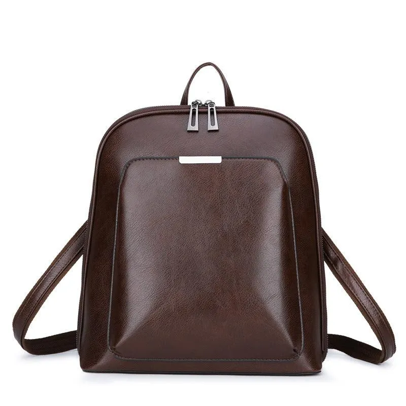 Wild PU leather backpack