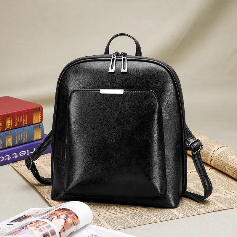 Wild PU leather backpack