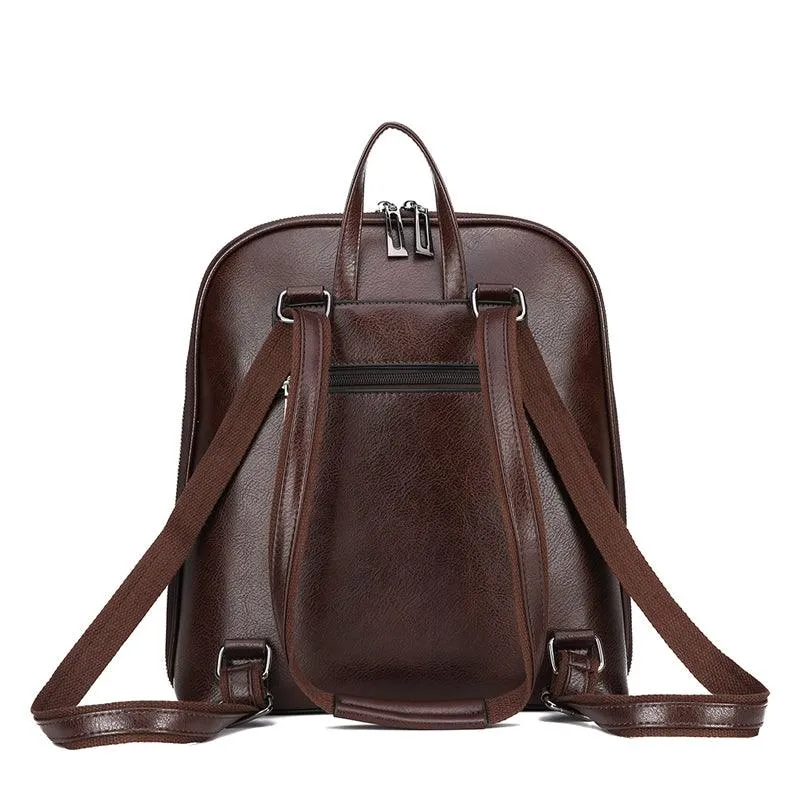 Wild PU leather backpack