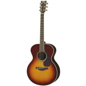 Yamaha LJ6 ARE Medium Jumbo Acoustic Electric Guitar In Brown Sunburst