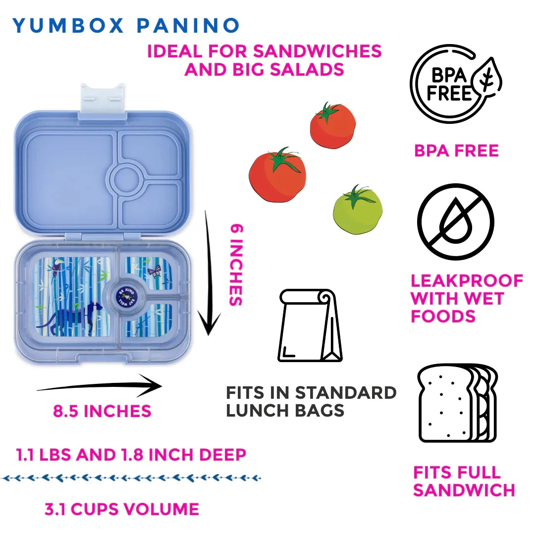 YUMBOX LEAKPROOF SANDWICH FRIENDLY BENTO BOX - HAZY BLUE